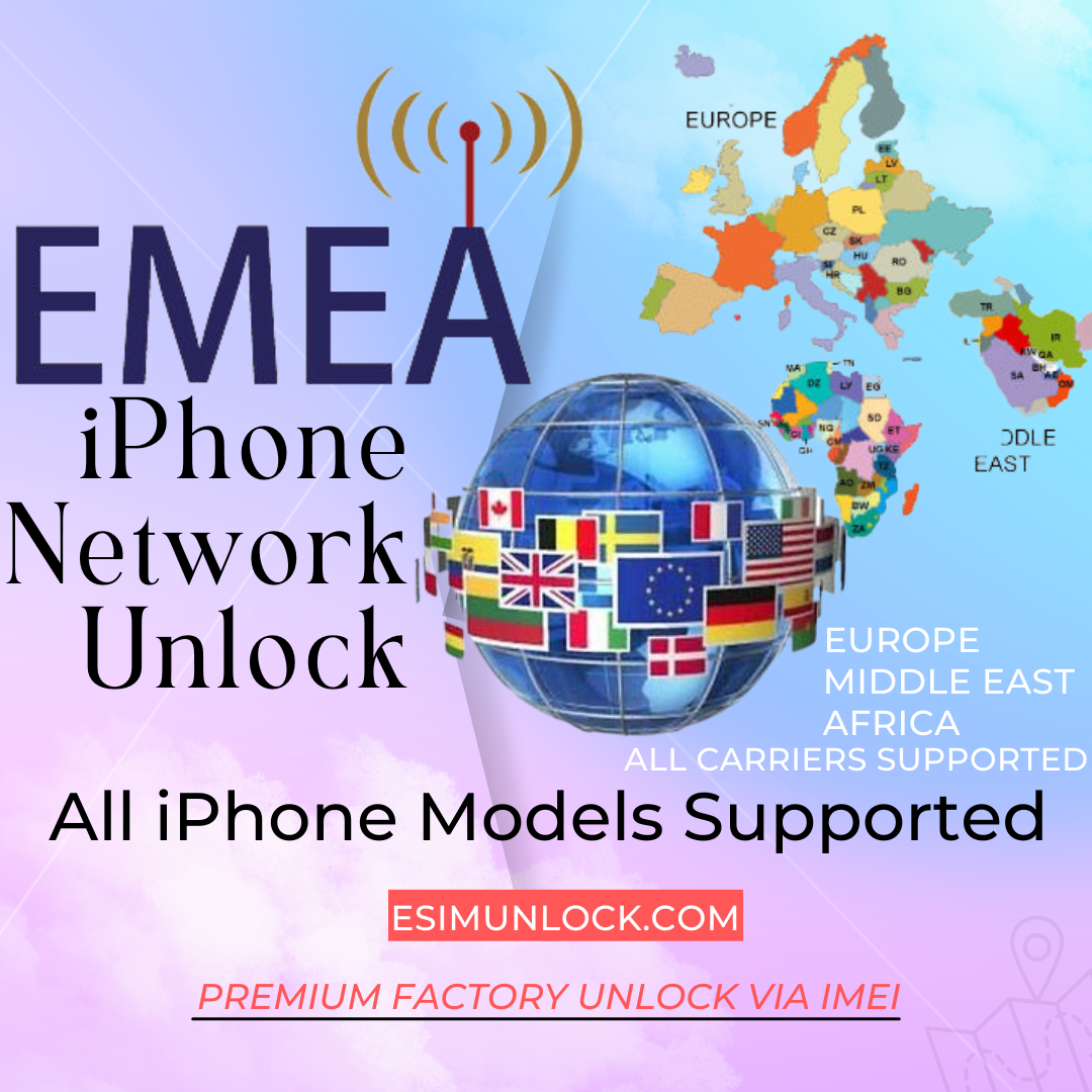 EMEA All iPhone Series Network Unlock