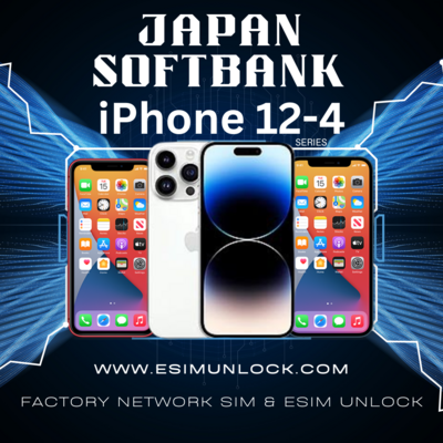 Japan SoftBank iPhone 12-4 Series Network Unlock