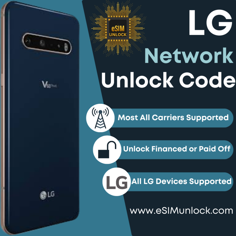 LG Network Unlock Code Pin NCK  - All LG Devices All Carriers