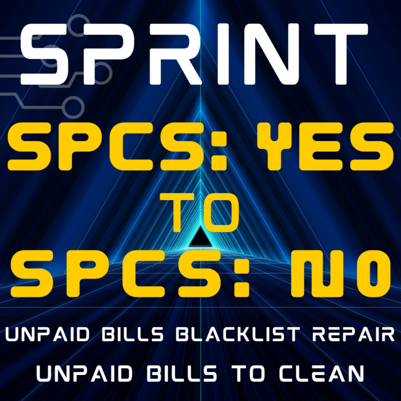 Sprint SPCS: YES Unpaid Bills Repair