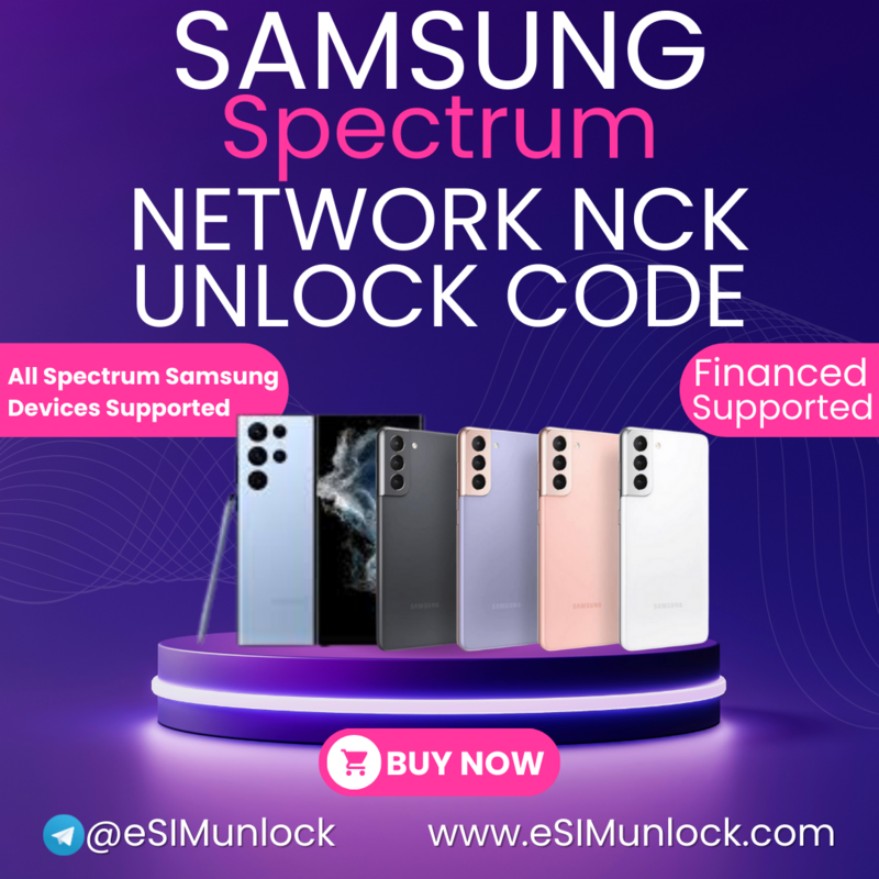 Spectrum Samsung Network NCK Unlock Code