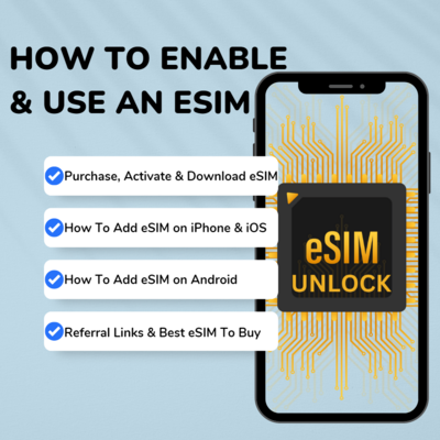 HOW TO USE AN eSIM
