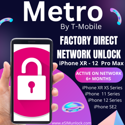 Metro iPhone 13 - X Series Unlock - Active 6+ Mo.