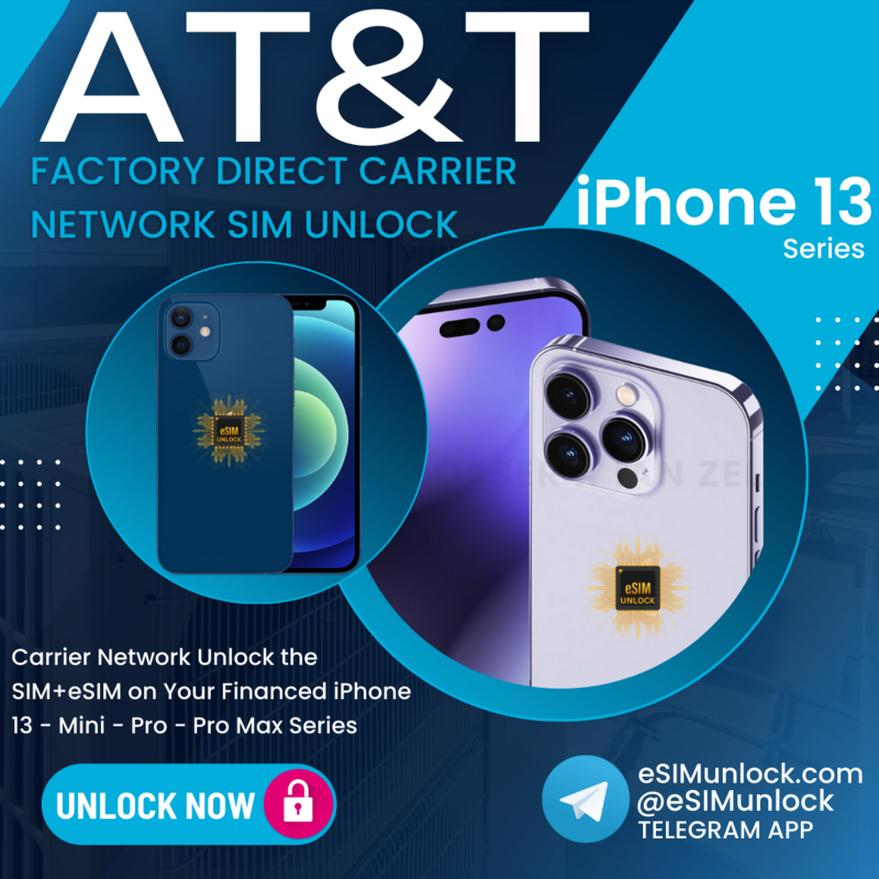 AT&amp;T iPhone 13 Series Network Sim Unlock