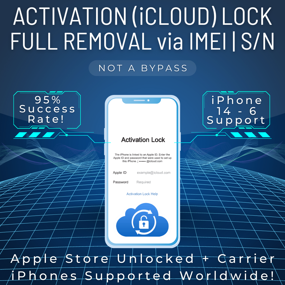 iCloud Activation Lock FMI Removal All iPhone Worldwide