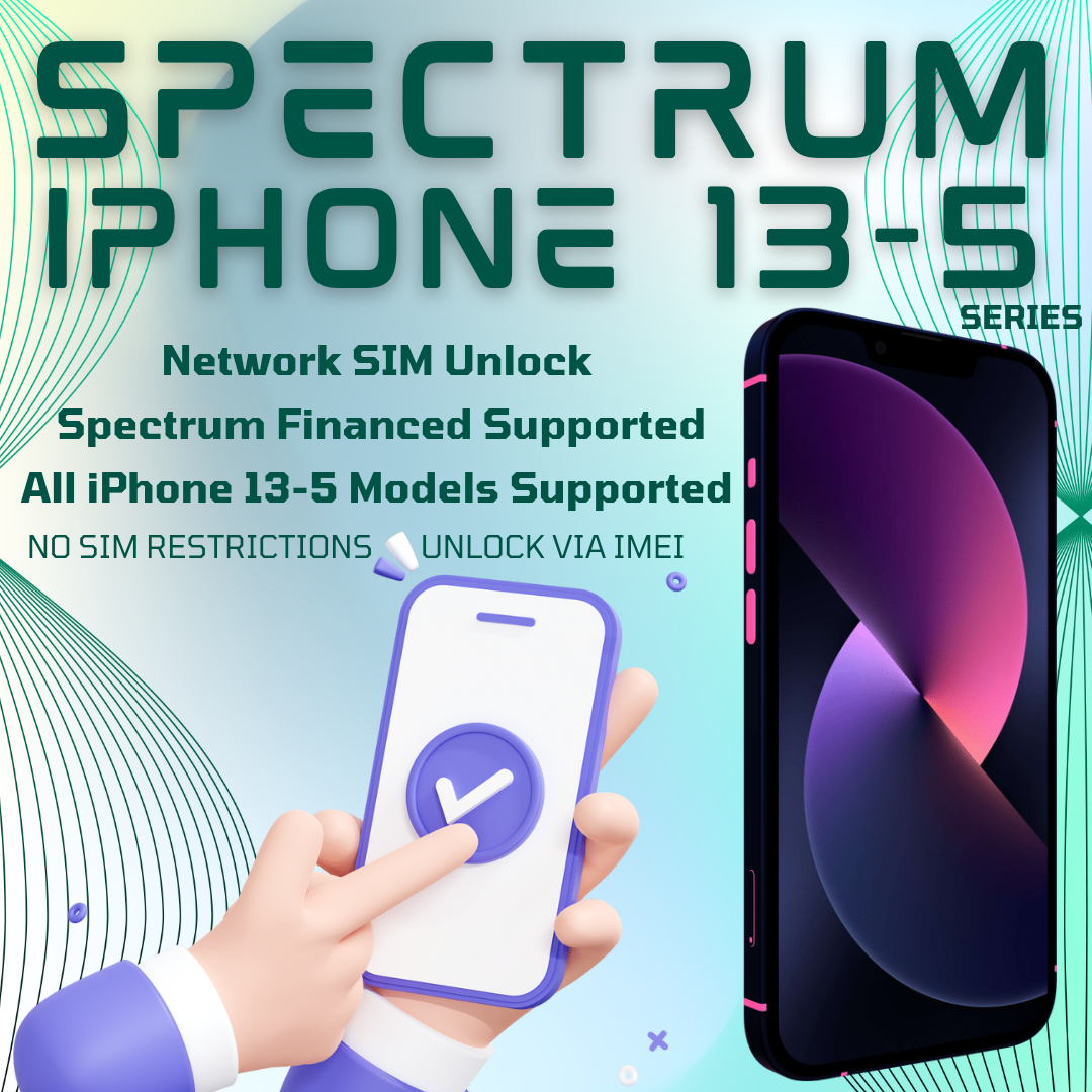 Spectrum iPhone 13 | 12 | 11 | X | SE Network SIM Unlock