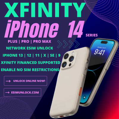 Xfinity iPhone 14 Network eSIM Unlock