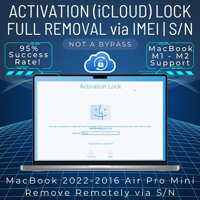 MacBook iCloud Removal 2020 & Newer