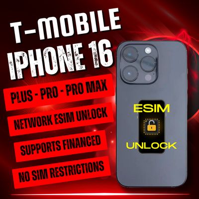 T-Mobile iPhone 16 Series Network eSIM Unlock