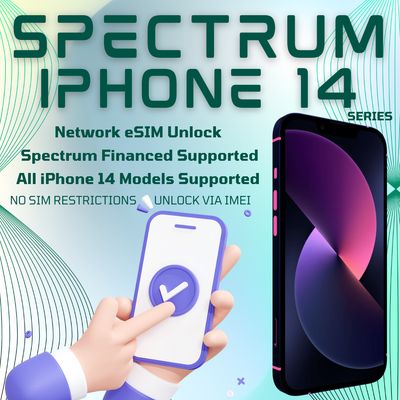 Spectrum iPhone 14 Network eSIM Unlock