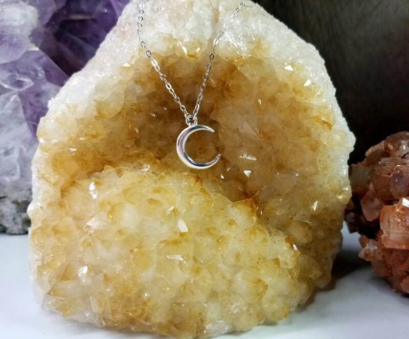 Silver Moon Necklace