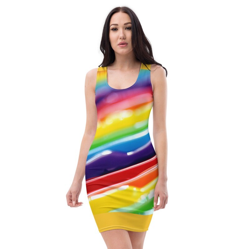 LGBTQ Rainbow Dress. LGBT Clothes. Pride Dress. LGBT Dress.