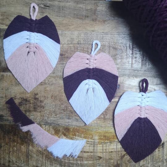 Lot de 3 petites plumettes