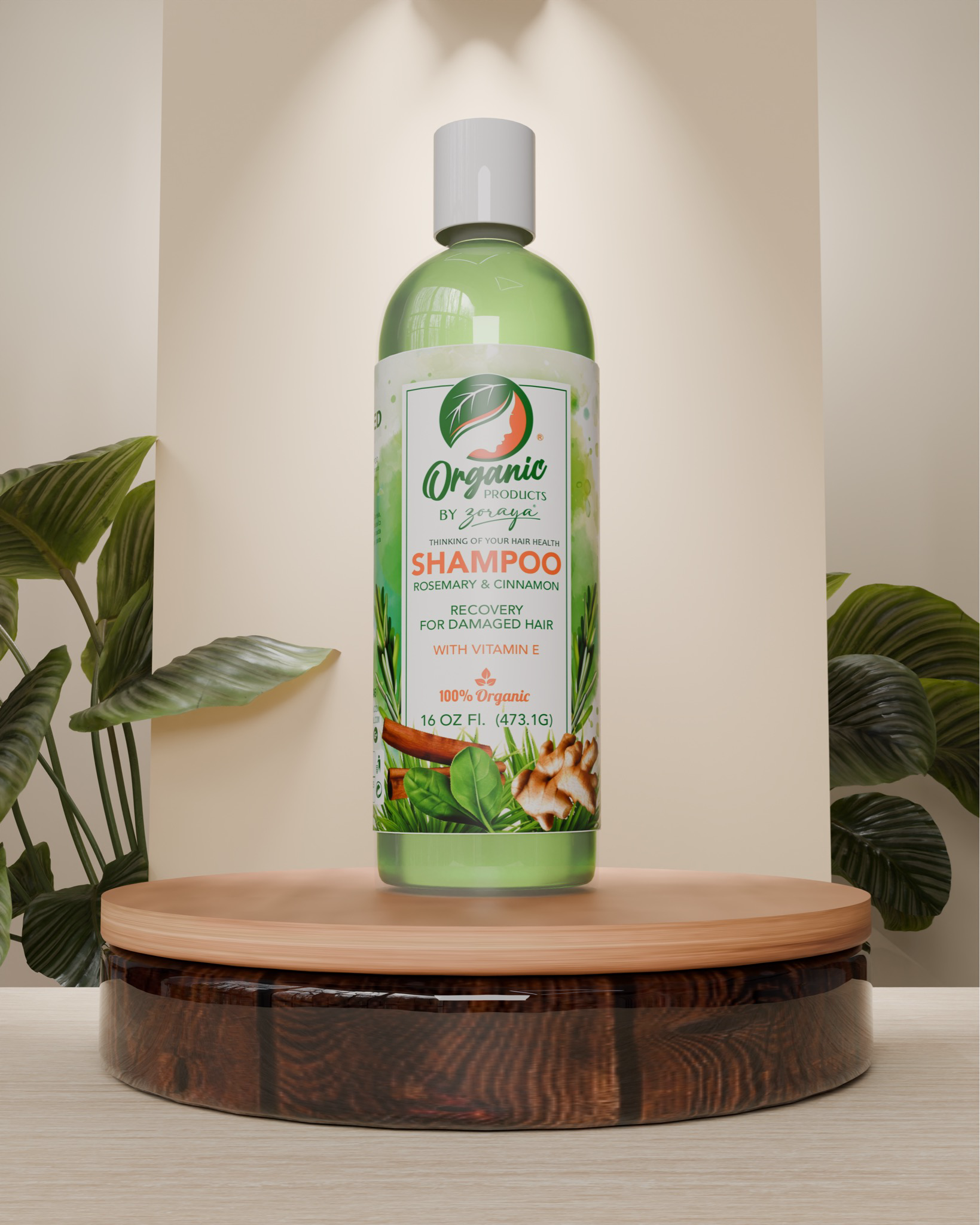 Shampoo de Romero y Canela 