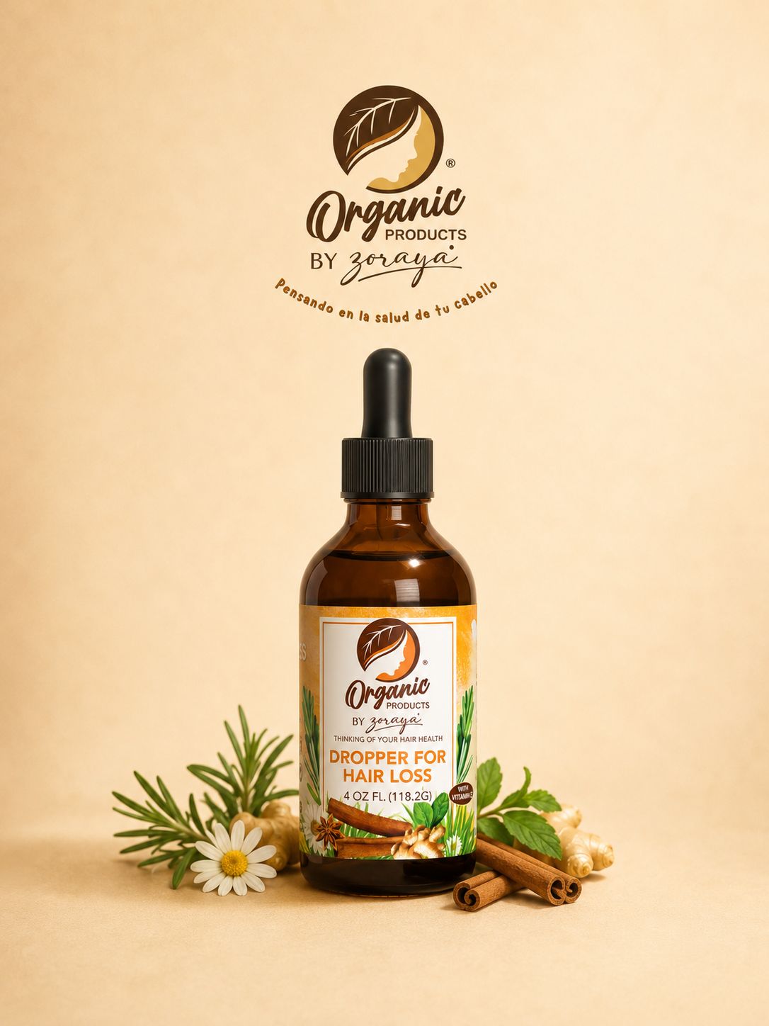 Growth and Anti-Hair Loss Dropper 4oz Growth and Anti-Hair Loss Dropper 4oz