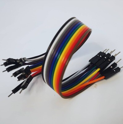 10pcs Breadboard Jumper Wires 20cm Length Male-to-Male