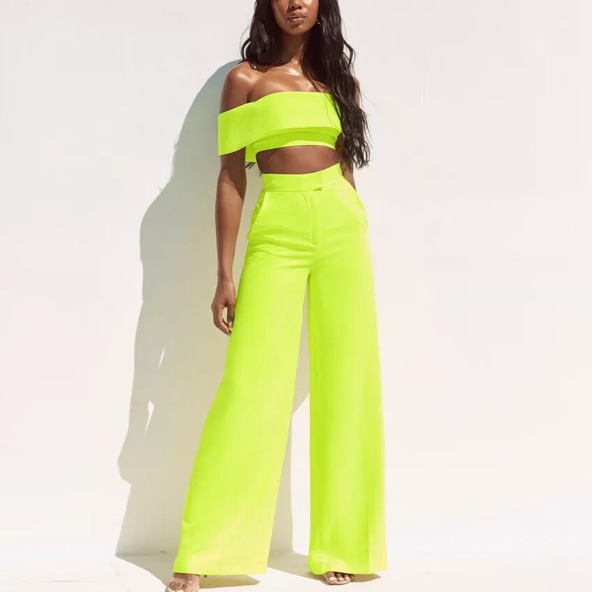 The &#39;&#39;Vogue&#39;&#39; Off Shoulder Two Piece