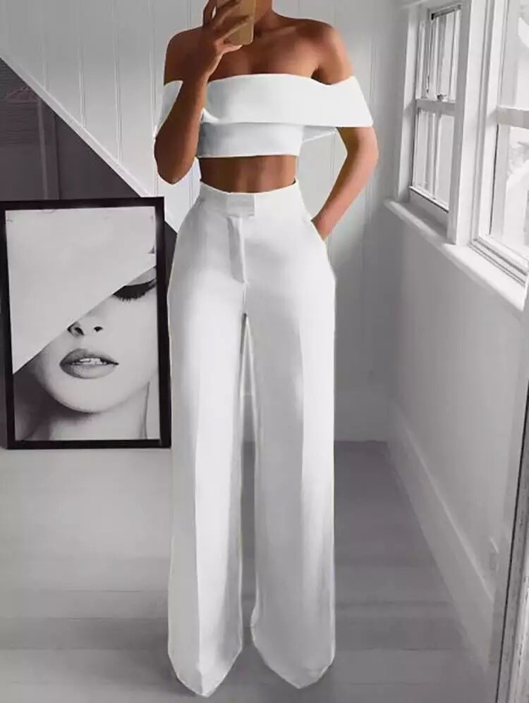 The &#39;&#39;Vogue&#39;&#39; Off Shoulder Two Piece