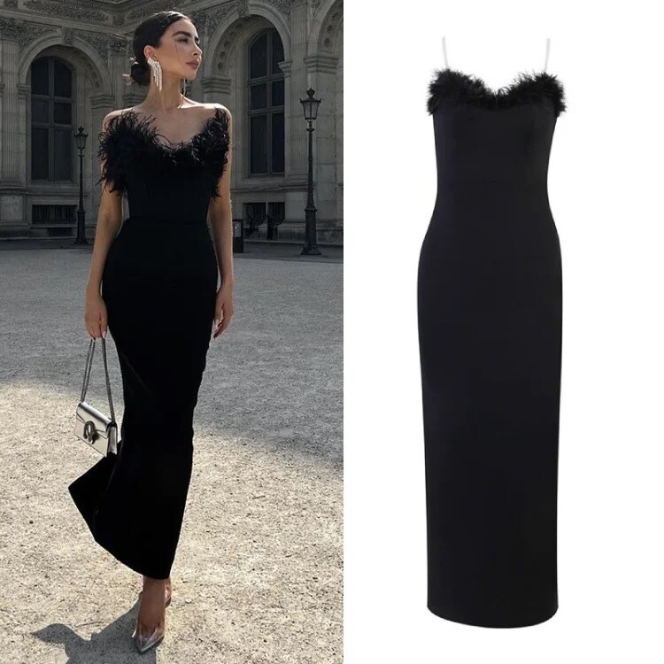 The ‘Sophia’ Maxi ruffle dress