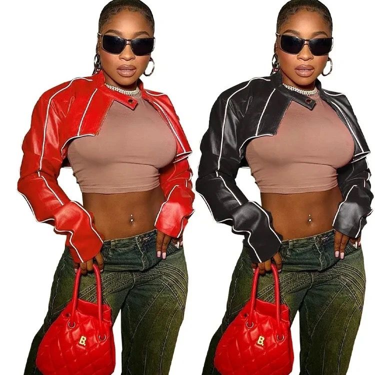 The ‘Tiny’ Crop Racer Jacket