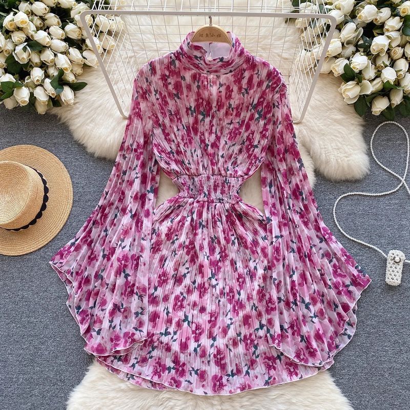 The ‘Claire’ pleated Dress