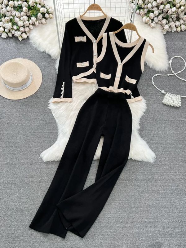 The ‘Camila’ Three piece knit set