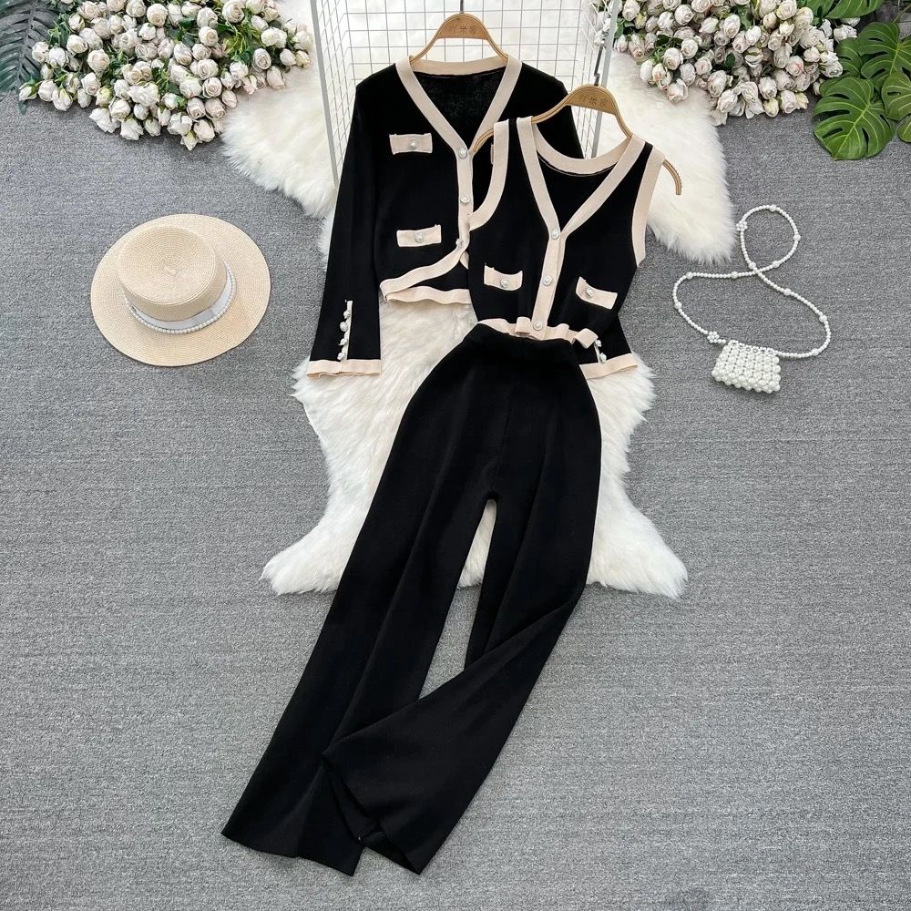 The ‘Camila’ Three piece knit set
