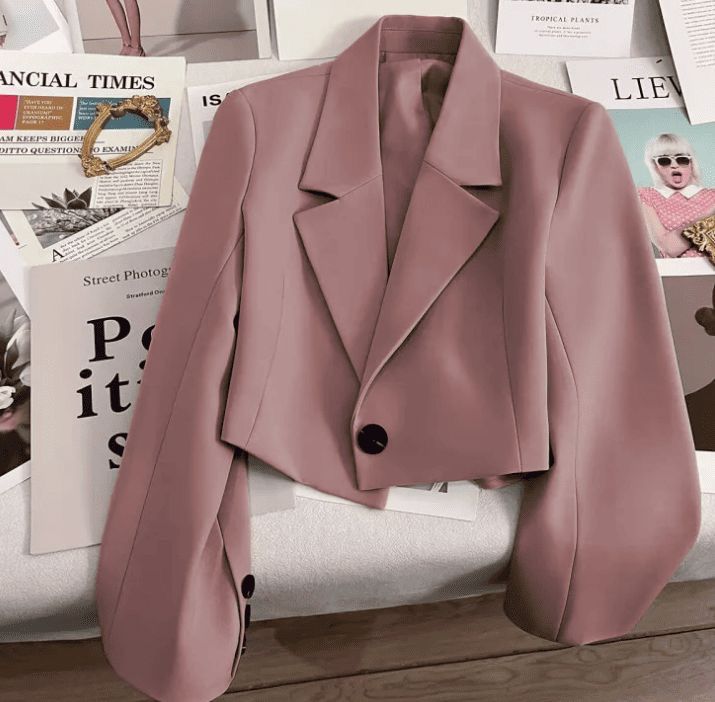 Cropped blazer