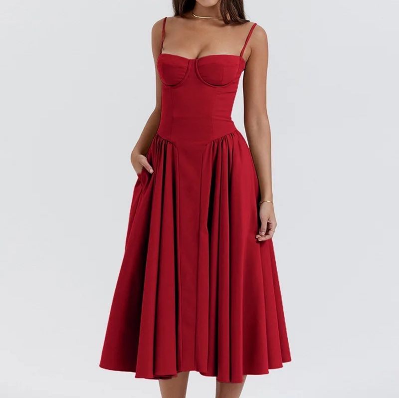 Kiera pocket corset dress