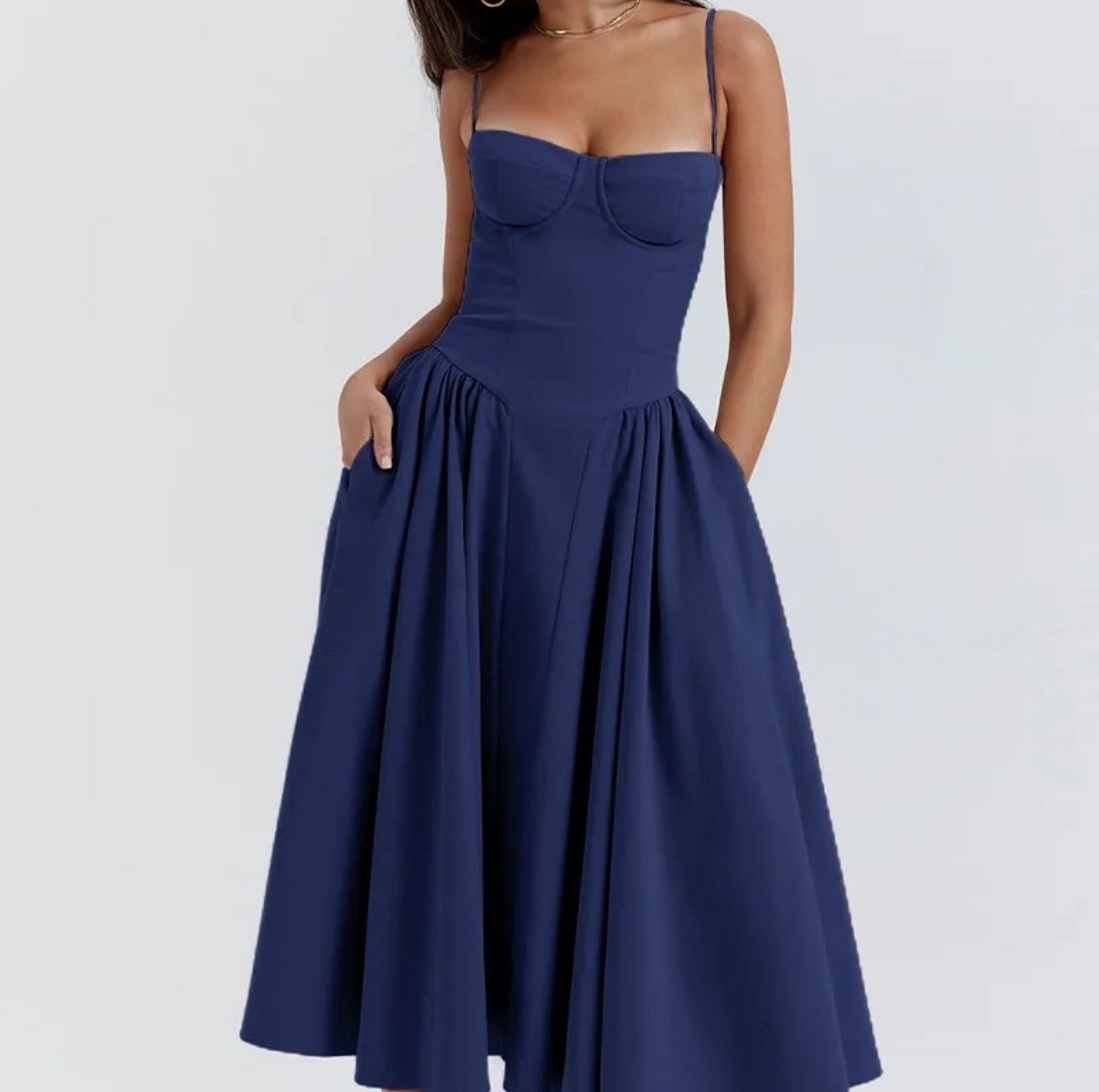 Kiera pocket corset dress