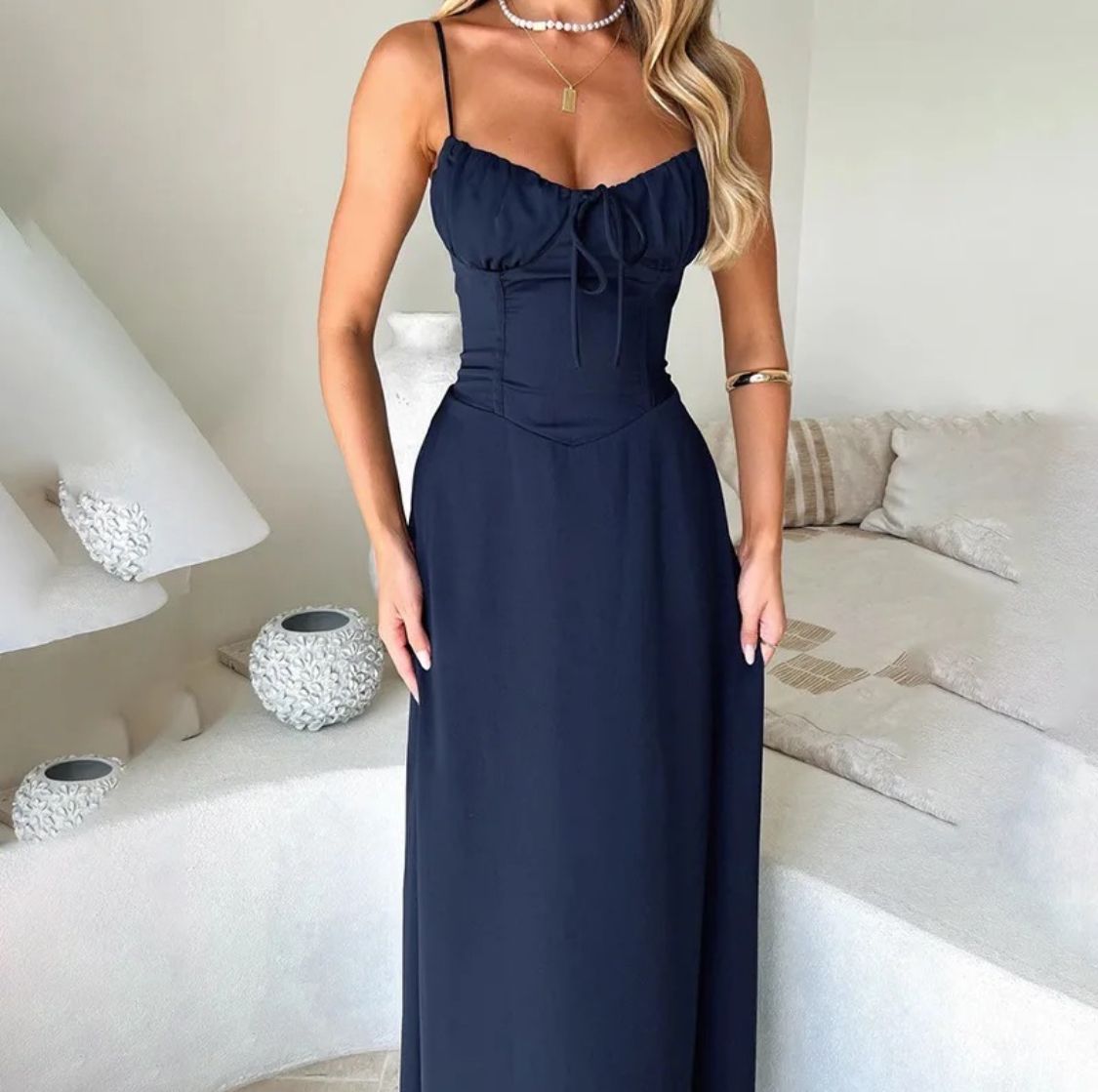 Pumpkin maxi dress