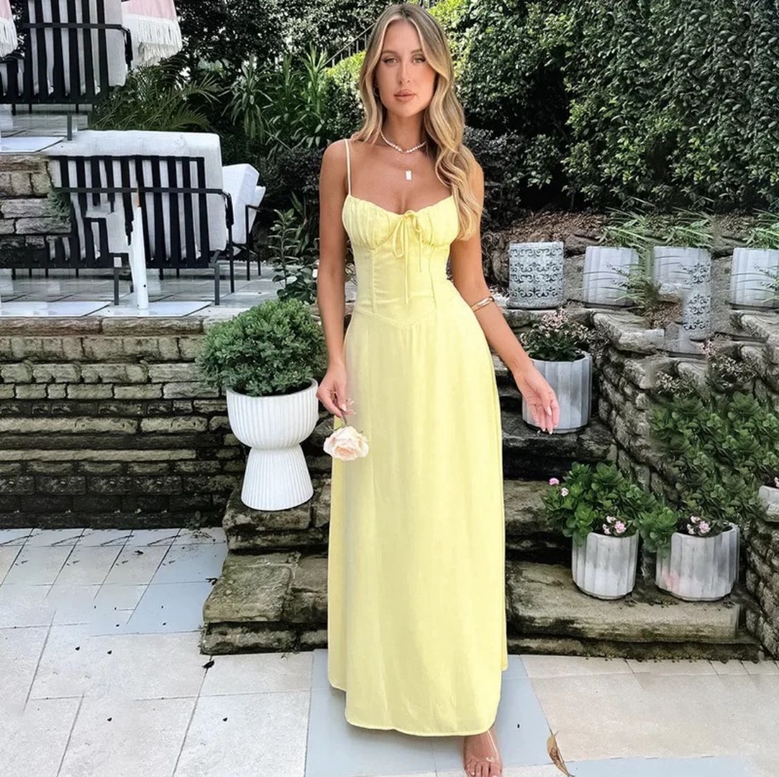 Pumpkin maxi dress