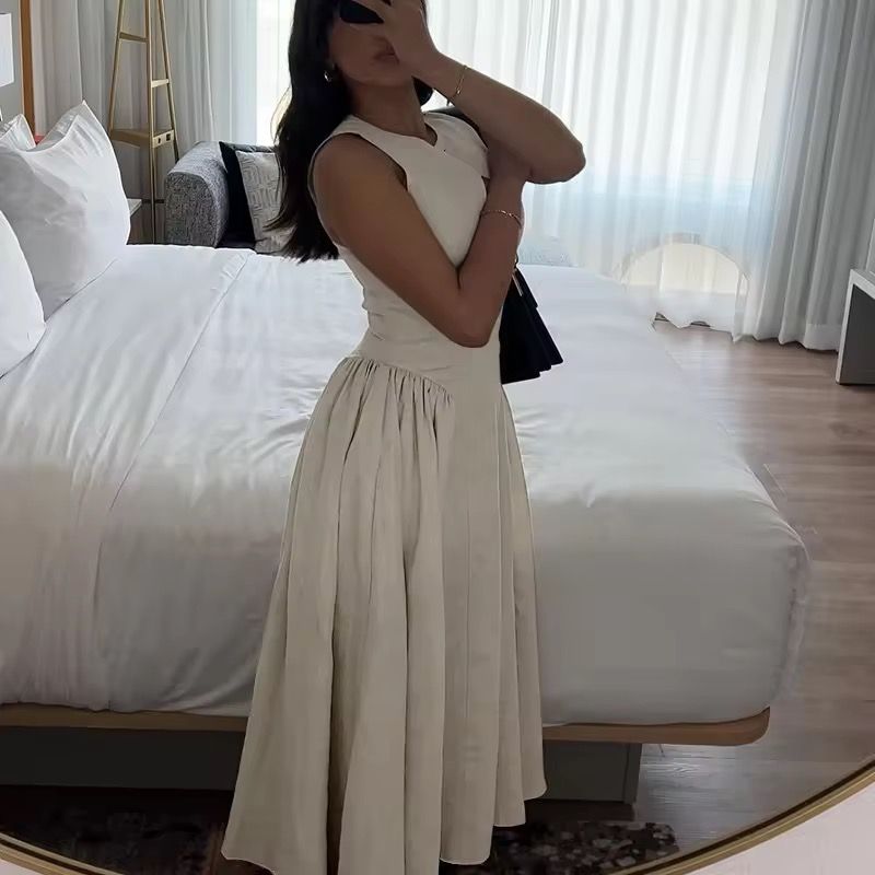 mael khaki dress