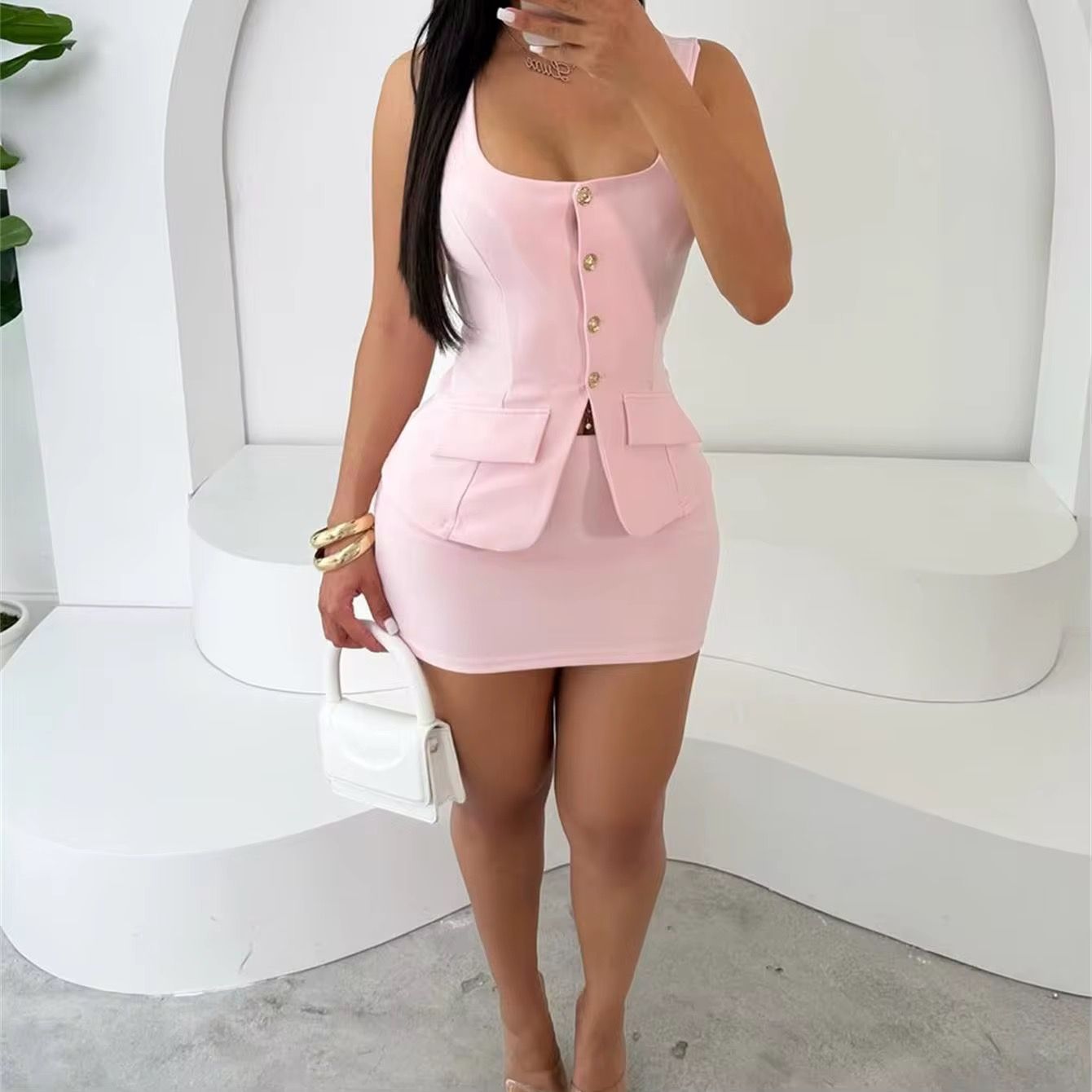 The Fiery two piece skirt set