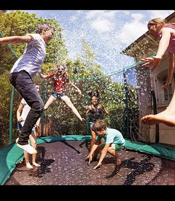 Trampoline Waterpark sprinkler