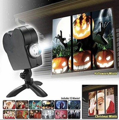 Christmas Halloween Projection Lamp
