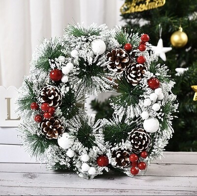 Christmas Wreath For Front Door,
Artificial Christmas Door Wreaths 23 inch