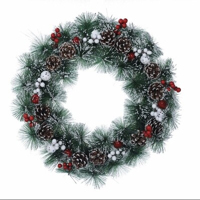 Christmas Wreath For Front Door,
Artificial Christmas Door Wreaths 23 inch