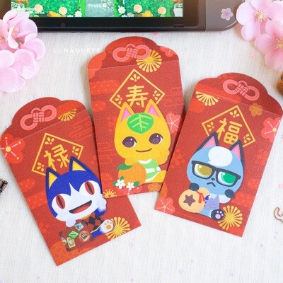 Lucky Cats Red Envelope