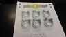 CLASSIC CAR ORIGINAL STYLE HOSE CLIP WIRE TYPE SET OF 6  1 1/16 - 1 1/4