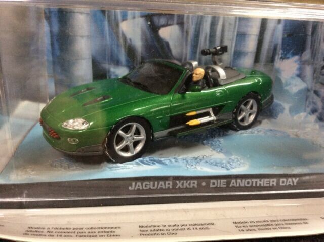 JAGUAR XKR FROM DIE ANOTHER DAY FILM   1/43  model James Bond 007 Collection