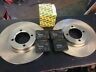 PAIR BRAND NEW LOTUS ELAN S3 S4 QUALITY BRAKE DISCS & GIRLING BRAKE PADS