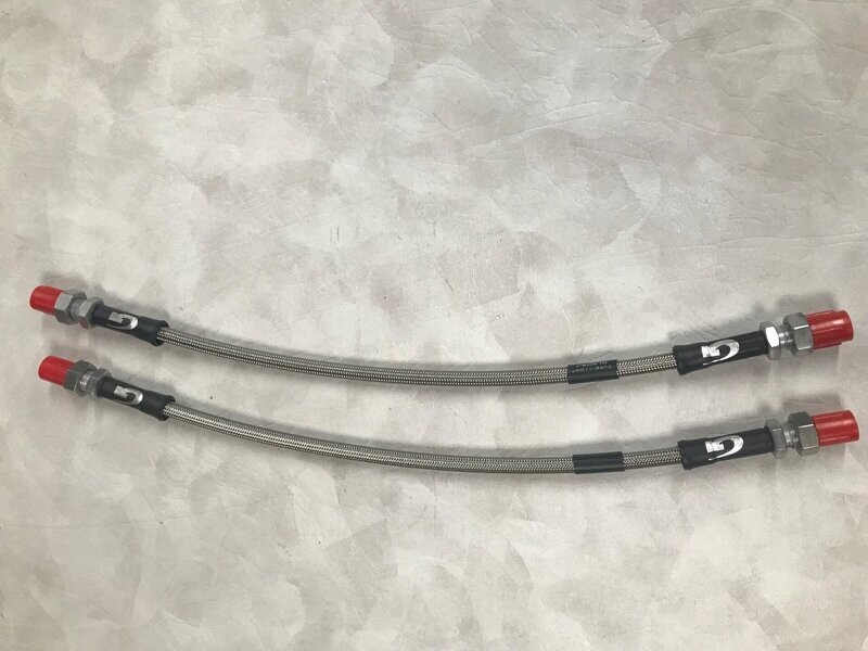 PAIR REAR GOODRIDGE STAINLESS STEEL BRAIDED BRAKE HOSES TRIUMPH SPITFIRE 1500