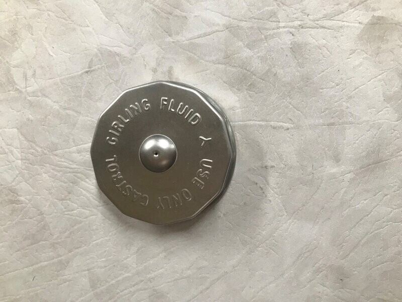 TR4 TR4A GT6 VITESSE  GIRLING  BRAKE MASTER CYLINDER ALLOY CAP PART NO 510844