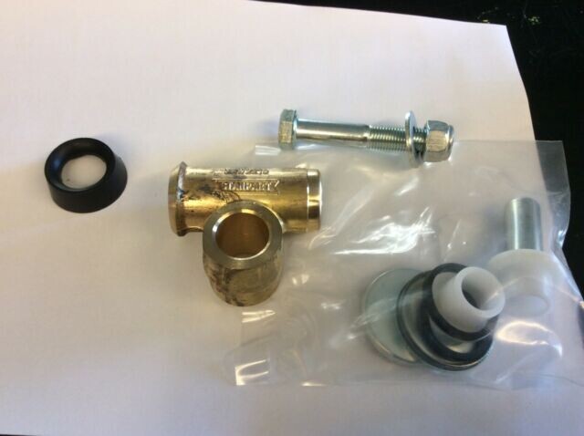 TRIUMPH HERALD, GT6, SPITFIRE, VITESSE STANPART BRASS TRUNNION 140919 + FITTING