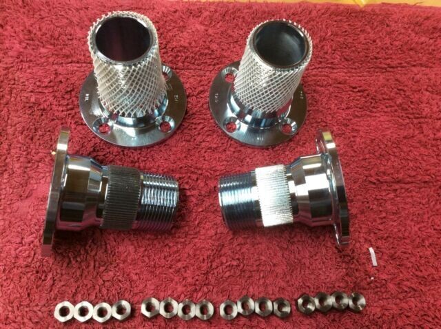 Triumph Kitcar  Kit Car long spline wire wheel Bolt on hub adaptors & 16 Nuts