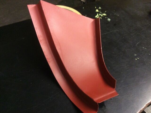 TRIUMPH SPITFIRE GT6 B POST R/H LOWER REPAIR PANEL 813366LOWER  SECTION SBP153
