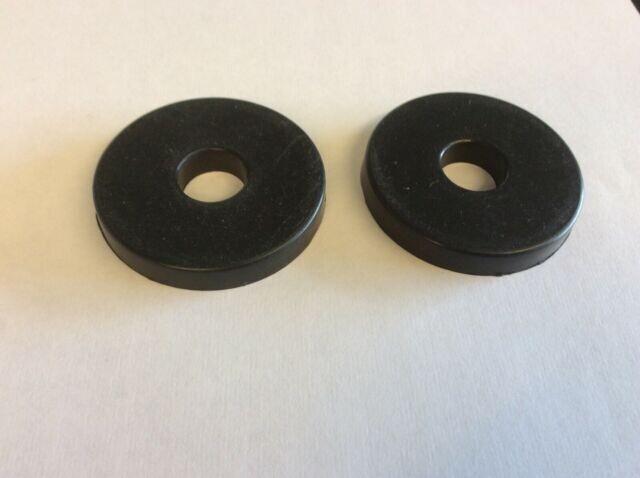 TRIUMPH SPITFIRE MKIV 1500 ,GT6 MK2 MK3 BLACK  DOOR HANDLE ESCUTCHEONS x2 623843