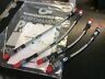 TRIUMPH TR5 TR250 TR6 GOODRIDGE CAR SET 4 SS BRAIDED BRAKE HOSES CAR SET