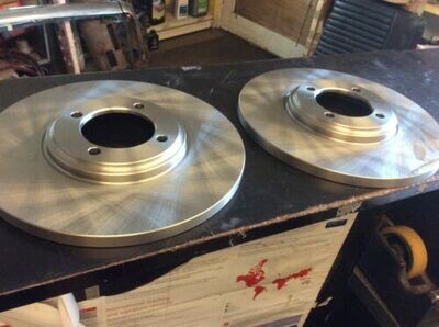 ONE PAIR OF TRIUMPH VITESSE 2 LITRE & GT6 BRAKE DISCS 213227 MADE IN ENGLAND